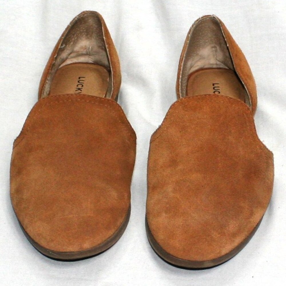 ✨ Vintage Lucky Brand Genuine Jinru Suede Flat Slip-On Ballet Flats ✨